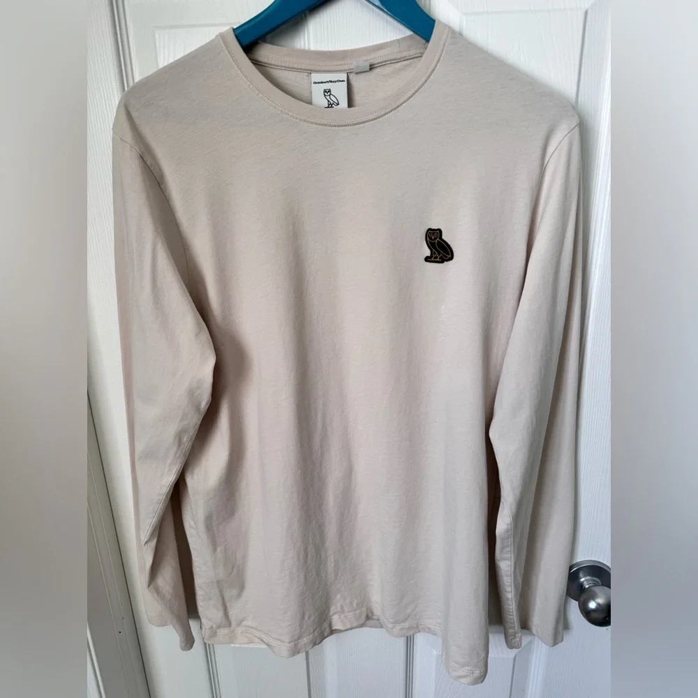 Octobers Very Own Long Sleeve Owl T Shirt Mens Size Medium - Picture 2 of 10